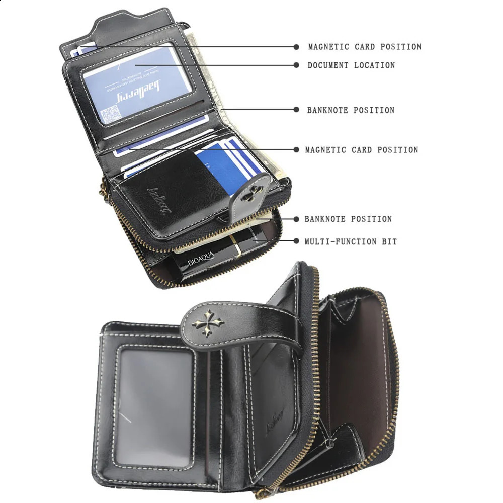 Women Wallets Fashion Short PU Leather Top Quality Card Holder Female Zipper Purse 250228