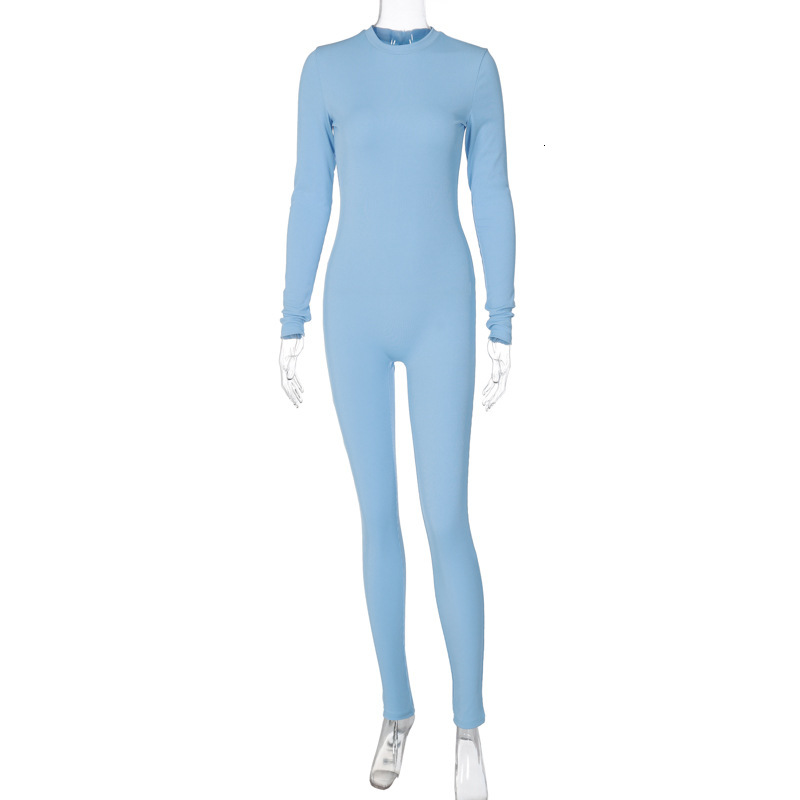 Hot Selg Women's Clothing New4 Summer New Product Fashionable Solid Color Slim Fit Yoga Sports Jumpsuit