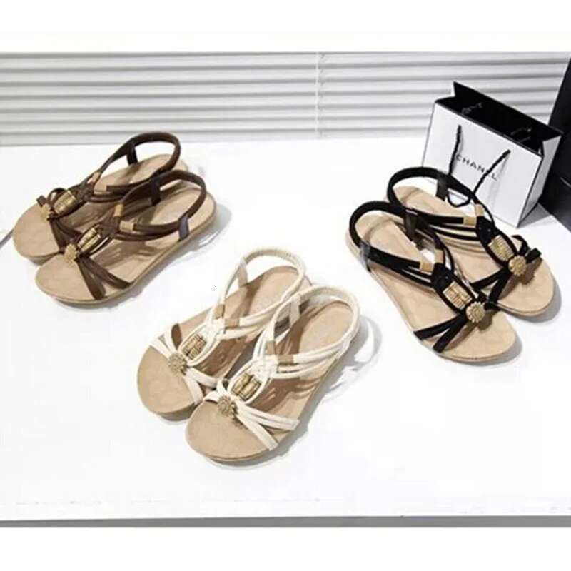 Summer Sandals New Bohemia Comfortable Ladies Beach Gladiator Sandal Women Casual Simple Female Shoes
