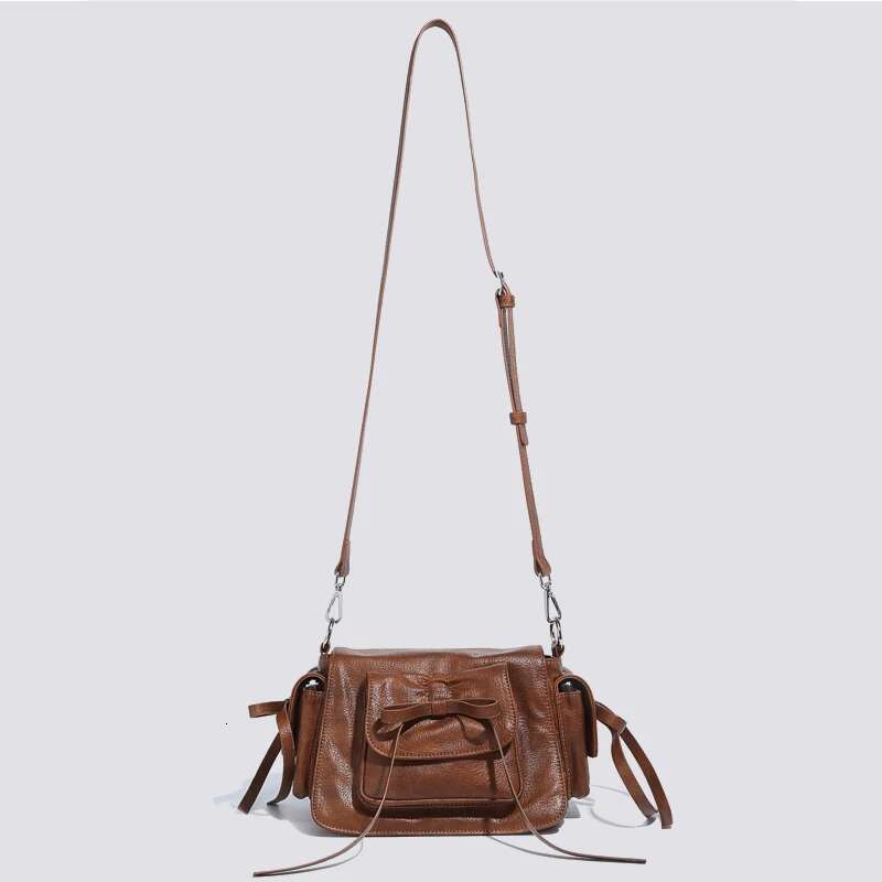 England Style Small Bags For Women Designer Handbags Purses New In PU Vintage Bow Multiple Pockets Underarm Shoulder