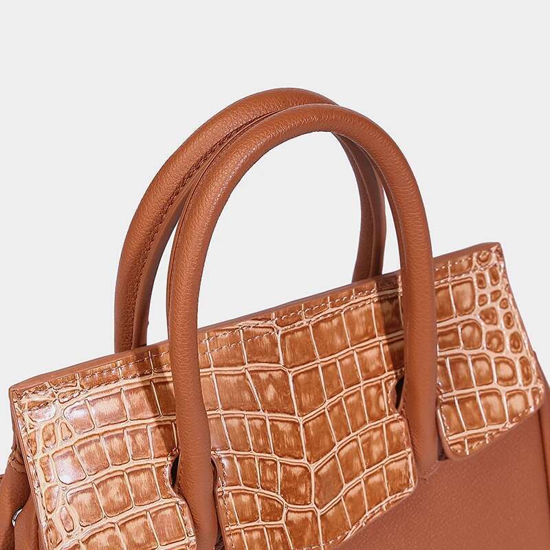 Contrasting Colors Tote Bags For Women Designer Handbags And Purses 2025 New In Fashion High Quality Shoulder Crossbody