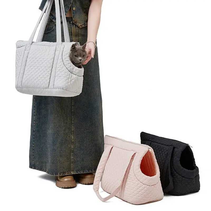 Dog Carrier Purse Cotton Small Dog Purse Carrier Portable Lightweight Winter Bags for Cats Dogs Puppies Kittens 250205