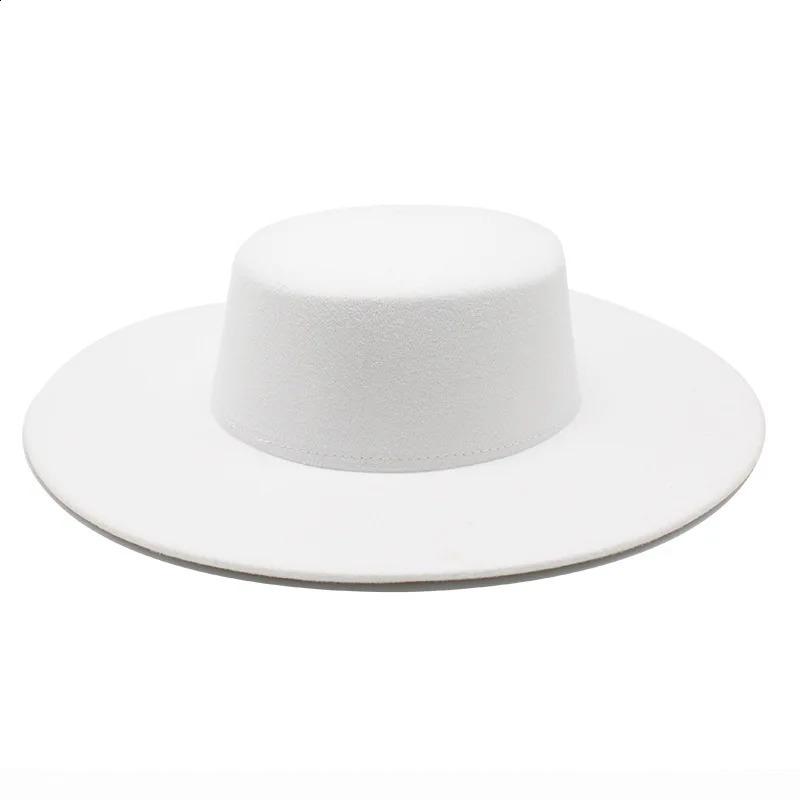 Bowler hat Womens cap hats for men fedoras fashion fedoras felt panama chapel beach elegant Wedding picture hat fascinator 250228