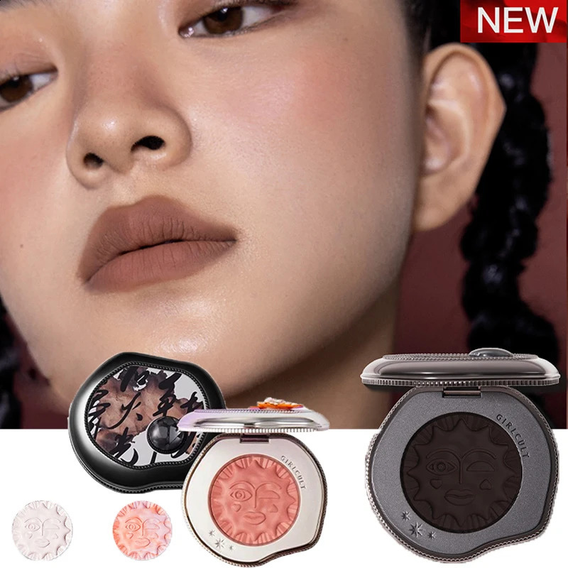 Girlcult Emotional Powder Blush Highlight Expansion Color Atmosphere Contour Matte Rouge Makeup Nude Color Fine Cosmetics 250224
