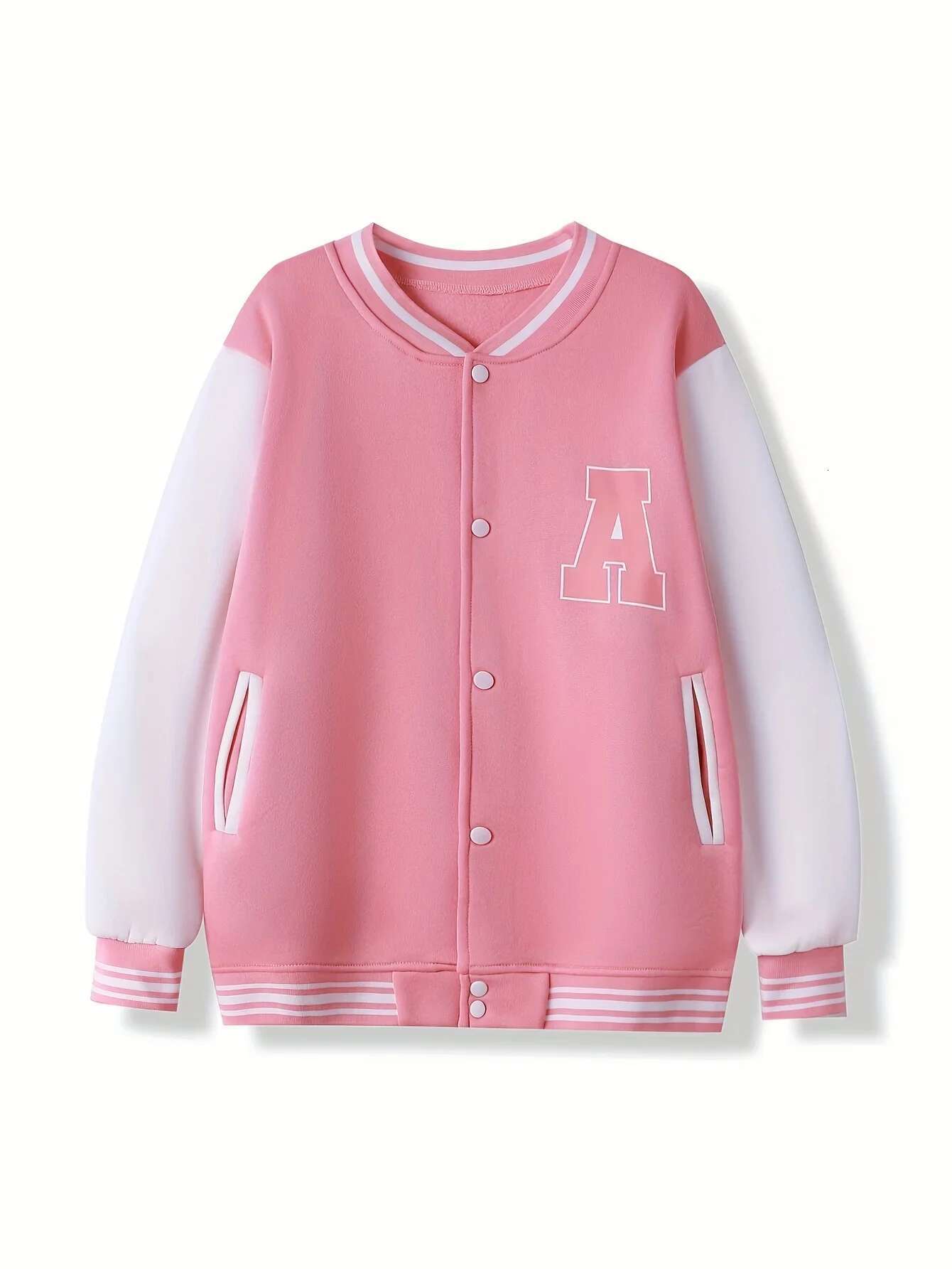 Women Bomber Jackets 2024 Fall Winter Fashion Baseball Uniform Oversize Coats Student Couple Haruku Loose Jacket Streetwear