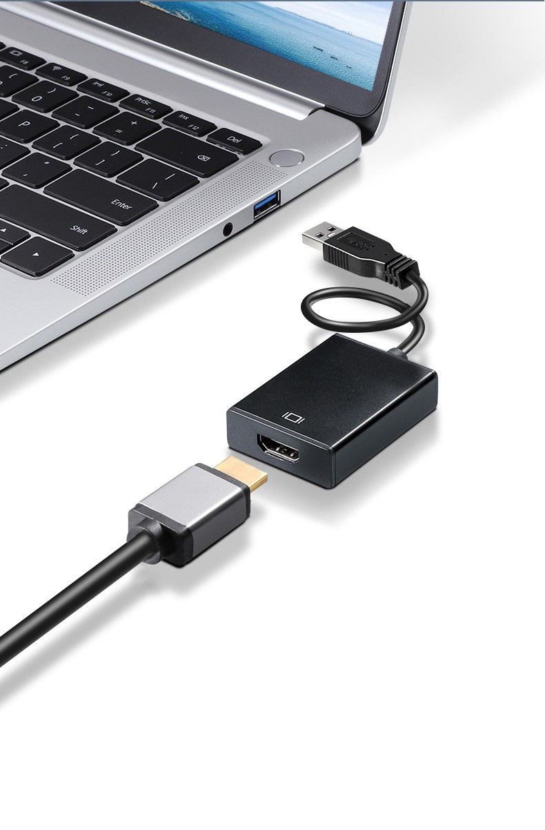HD 1080P USB 3.0 to HDTV Mini Converter Cables Multi Display Graphic Adapter for PC Laptop Projector HDTV LCD