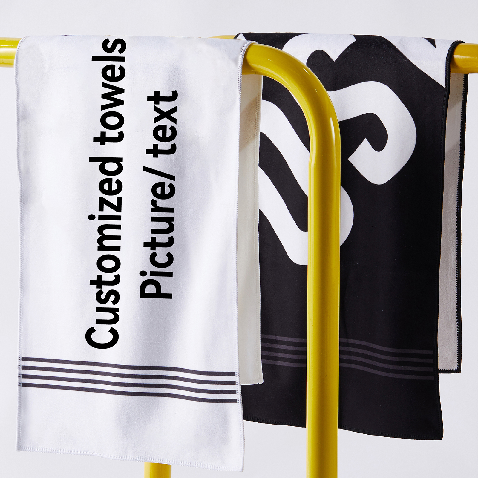 Custom Towel Personalized Beach Towels with Names Photo Picture Bath Towel Sports Golf Sports Events Activity Towel Microfiber Quick Dry Absorb Sweat Support