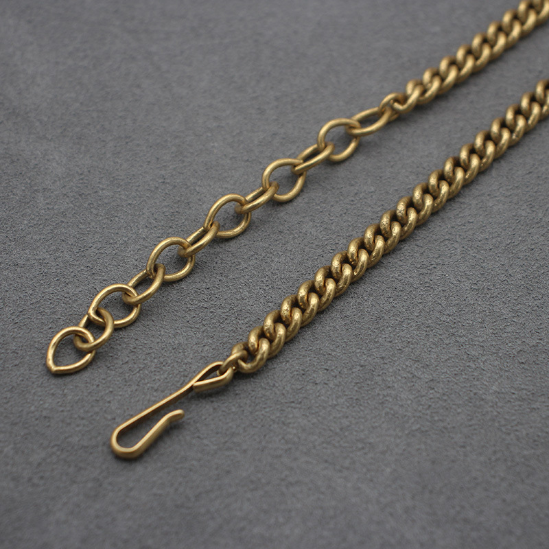 Vintage Style Women Fashion Charm Beltchain Necklace Yellow Gold Plated Chain Necklace for Girls Women Hot Gift