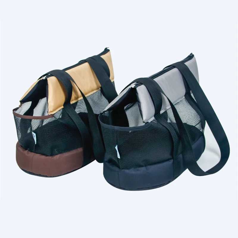 Breathable Small Pet Carrier Summer Pet Dog Carrier Portable Pet Carrier Shoulder Bag Black Cat Dog Carrier Bags For Small Dogs 250205