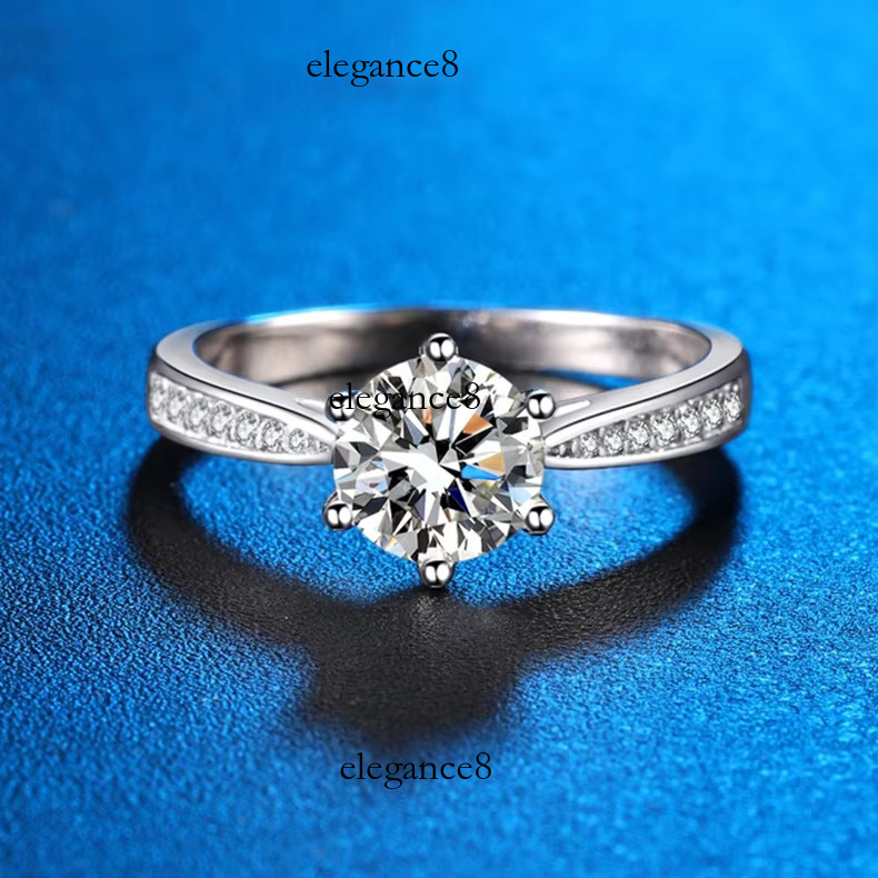Sier Silica Zircon Party Fashion Wedding Ring Female Jewelry Gift