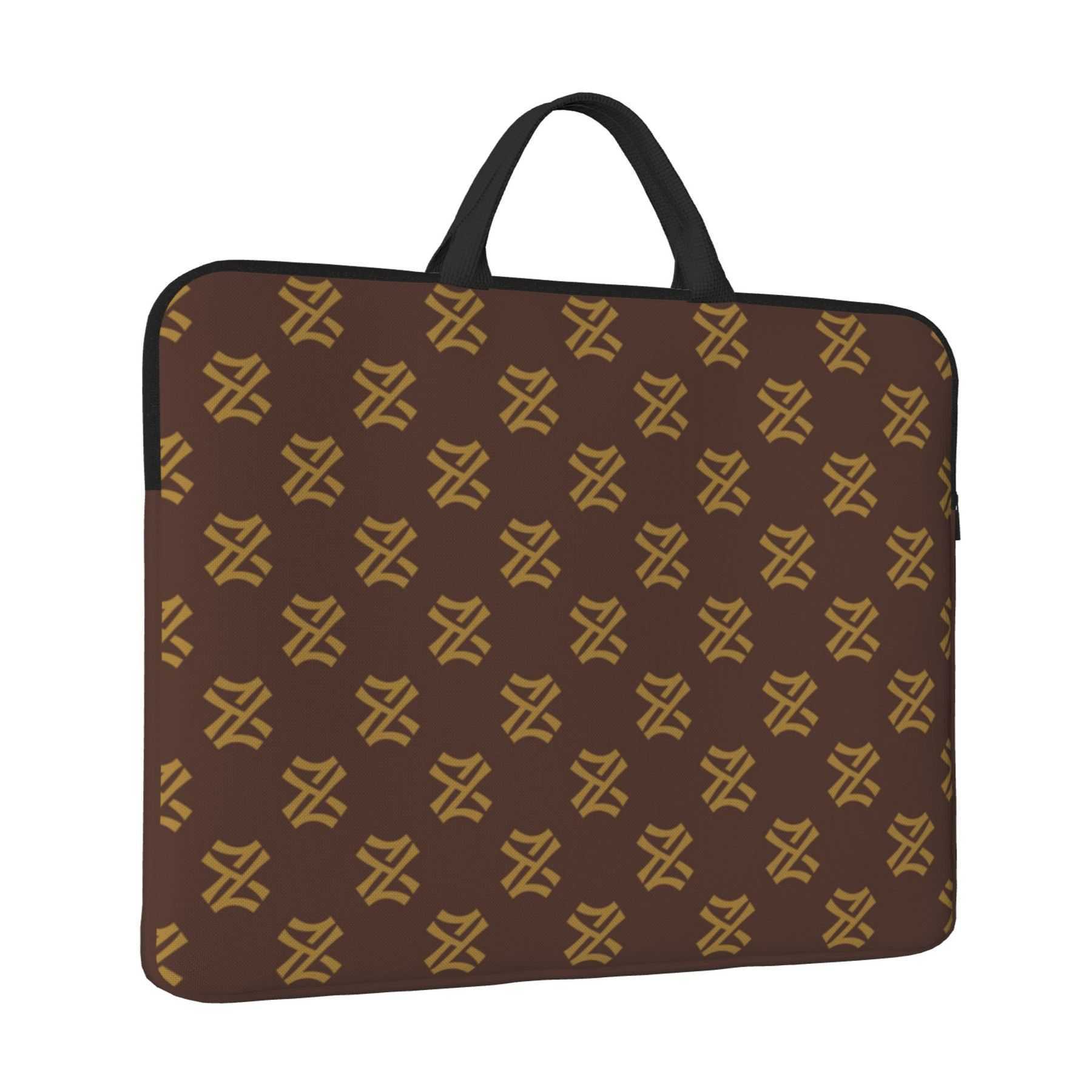 NXY Brown Briefcase Designer Bags Luxury Business Handbag Laptop Bag Notebook Bag Computer Handbags Shoulder Bag Classic Retro Postman Bag