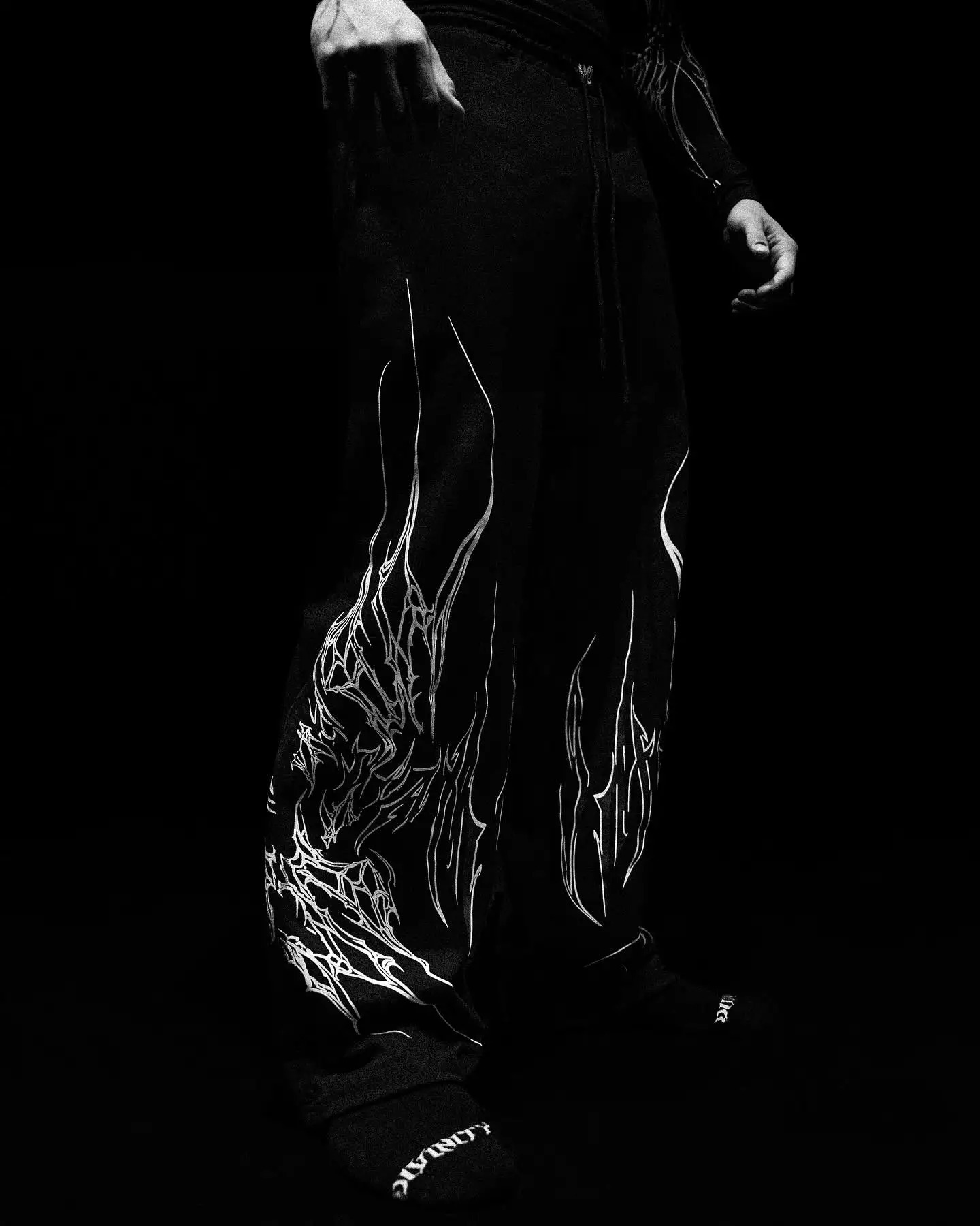 Y2K Breathedivinity Gothic Fitness Pants Men Women Loose Fit Dragon Soul Dark Trendy Streetwear Casual Joggers Unisex Trousers 250228