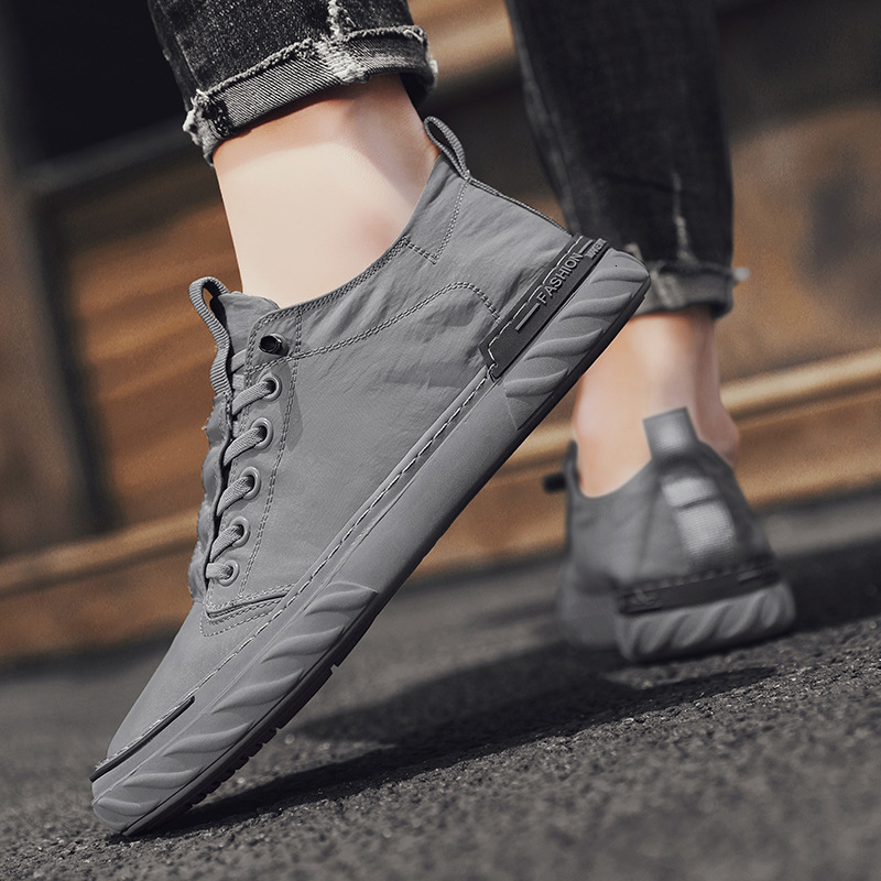 2025 New Ice Silk Breathable Summer Skateboarding Shoes Outdoor Old Beijing Cloth Men's Design Casual Canvas Fashion Board Shoes