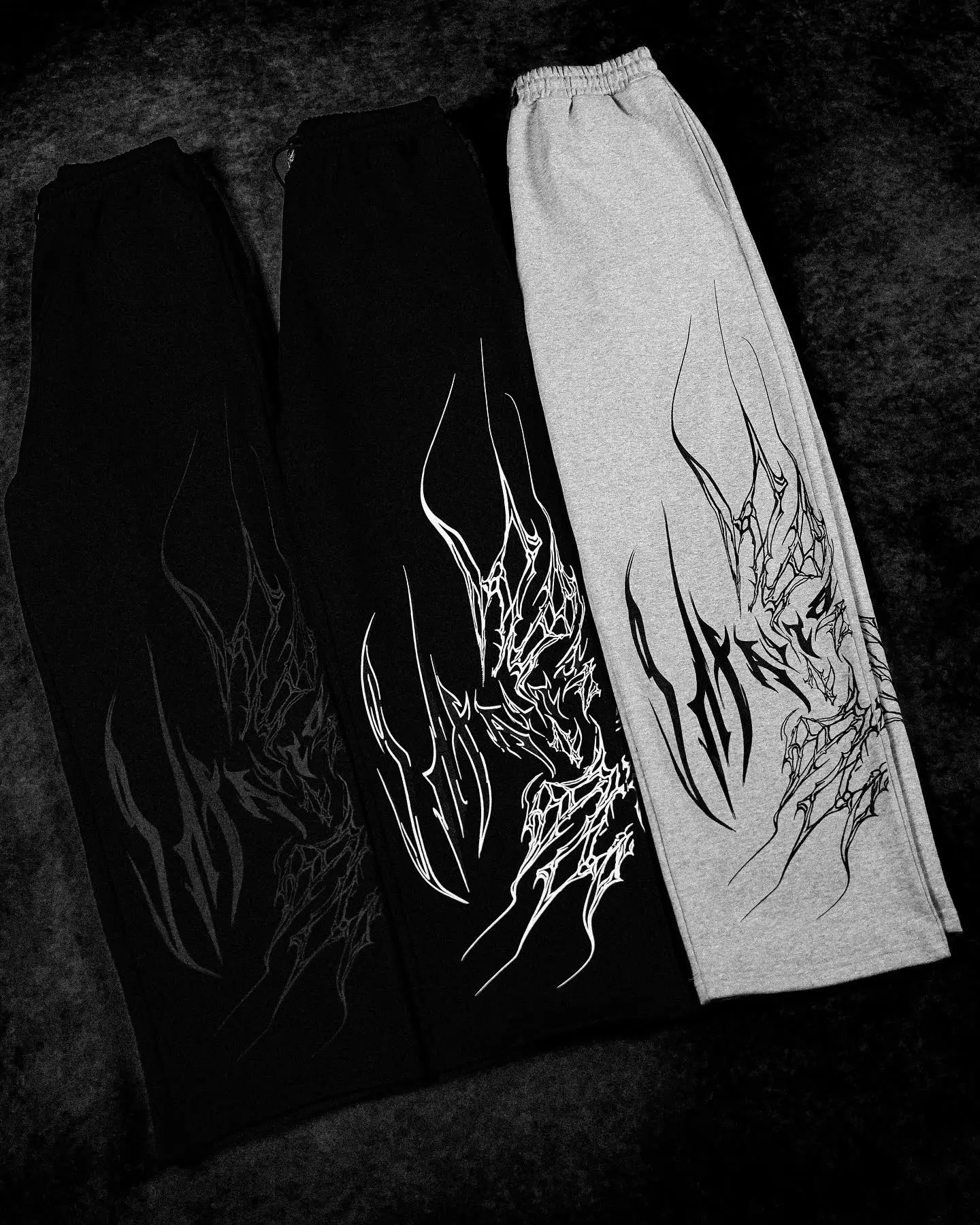 Y2K Breathedivinity Gothic Fitness Pants Men Women Loose Fit Dragon Soul Dark Trendy Streetwear Casual Joggers Unisex Trousers 250228