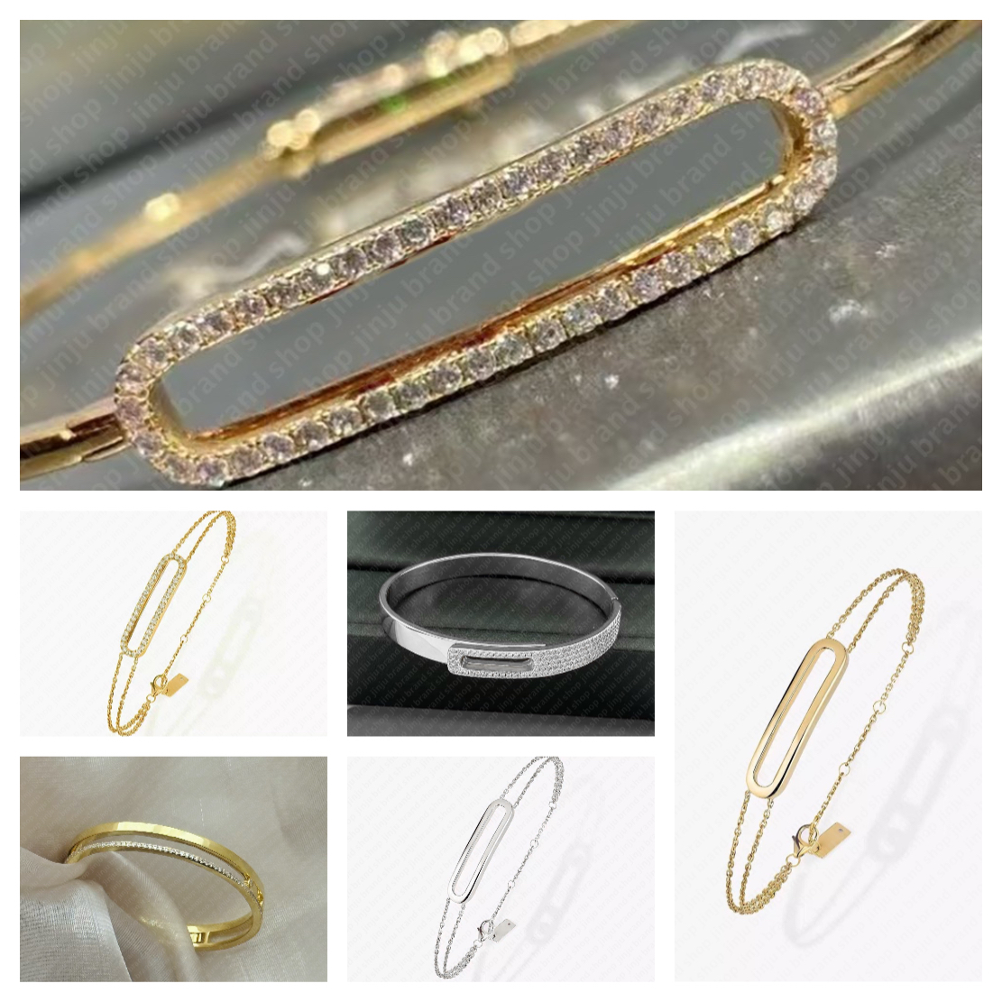 mens bracelet designer luxury jewelry women Slide Stone designer jewlery Gothic diamond 18K Gold Plated gold bracelet bracelet designer man diamond bracelet gifts