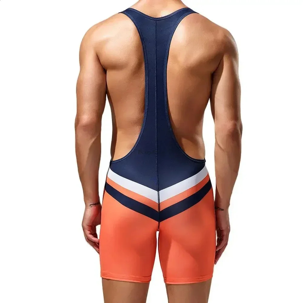 Choice Bodysuit Mens Gym Undershirts Vest Underwear Wrestling Singlets Jumpsuits Bodybuilding Wear gym sport y2k men tank top 250226