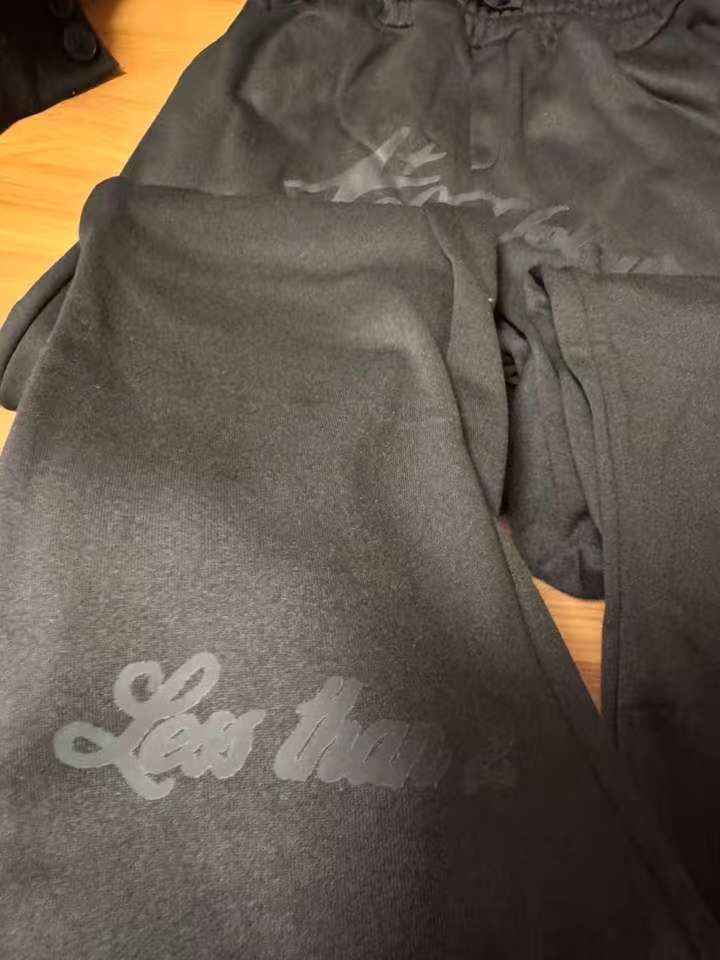 Men's sports suit, street wear, hoodie, sports pants, two-piece set, men's hip-hop letter embroidery, Y2K sports shirt, pants