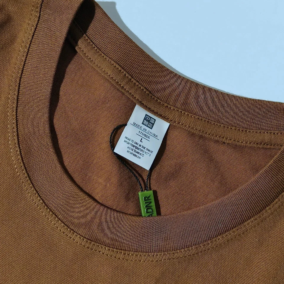 Summer 100%Cotton T Shirts Men Casual Short Sleeve Cotton Crew Neck Soft Plain T-Shirt Mens Loose Fit Tee Shirt Tops 250225