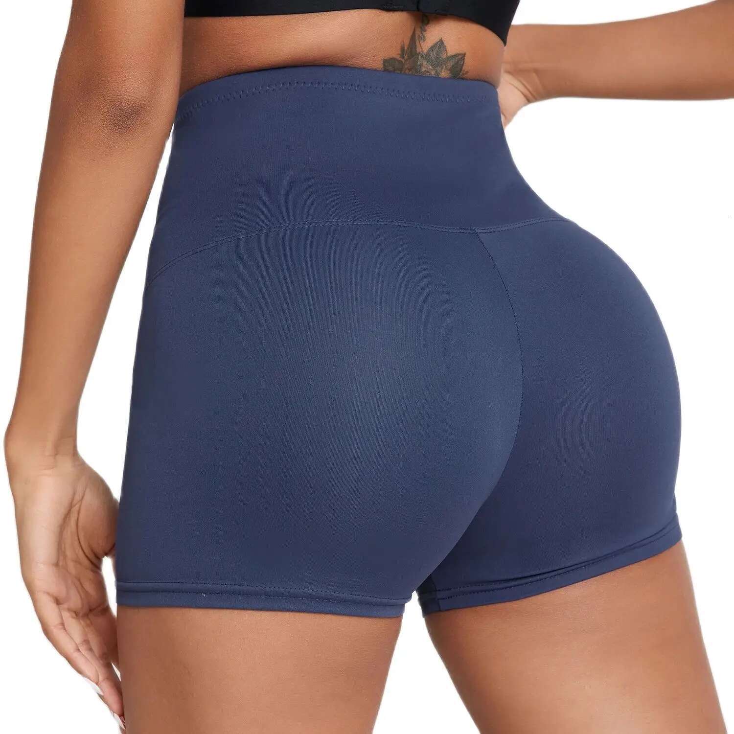 CHRLEISURE Women Breasted Yoga Sexy Butt Lift Fiess Shapewear Abdomen Tights Gym High Waist Stoh Cycg Shorts