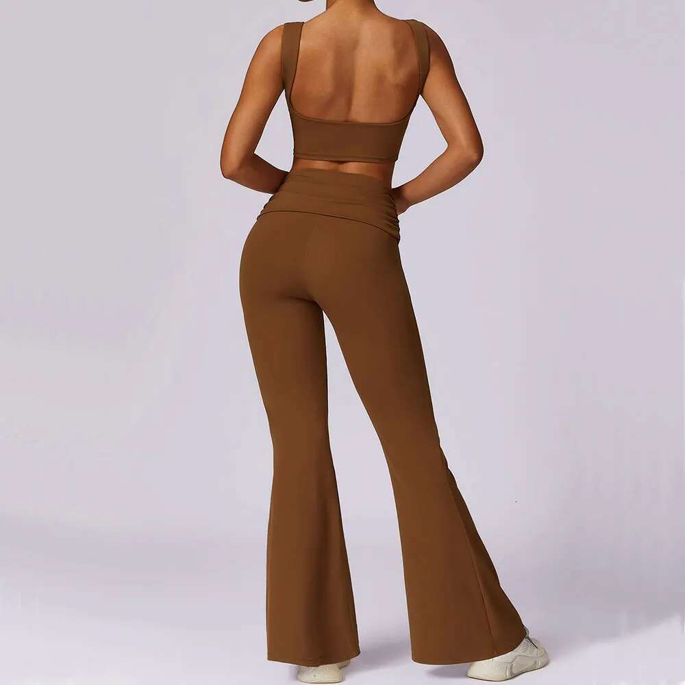 Yoga Clothing Sets Athletic Wear Women High Waist Leggings And Top Two Piece Set Gym Tracksuit Push Up Fiess Workout Outfits