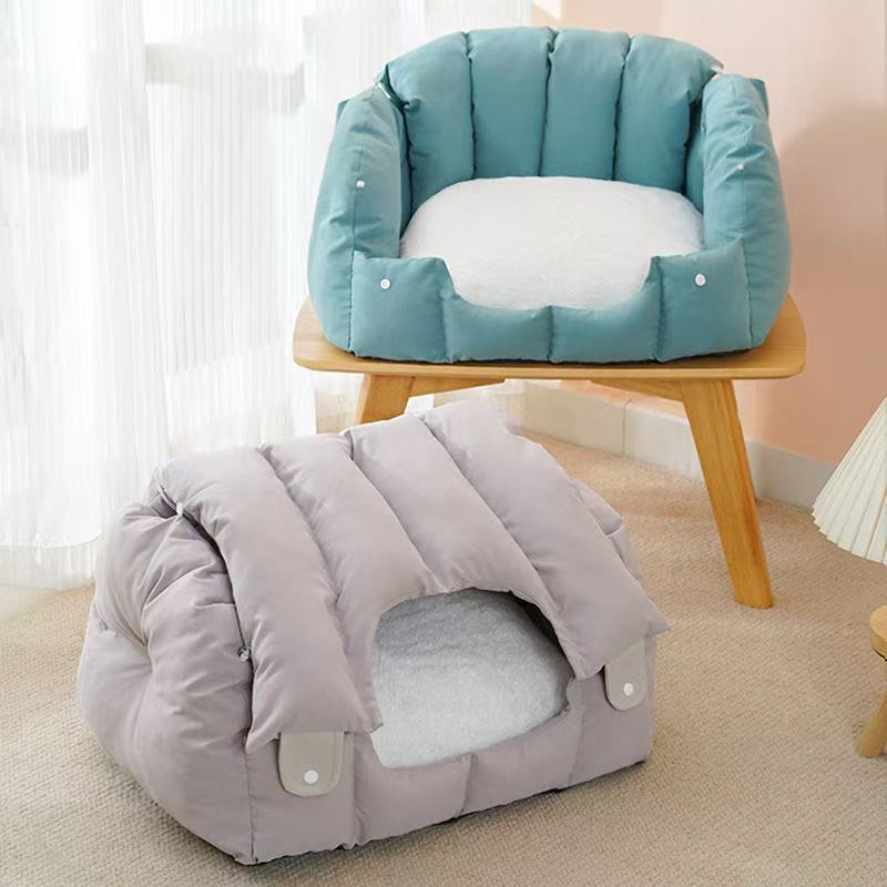 Arched Cat Bed Warm Cave Cat House Comfortable Sleep Bag for Cats Soft Kitten Puppy Sofa Cat Sleeping Bed Pet Supplies