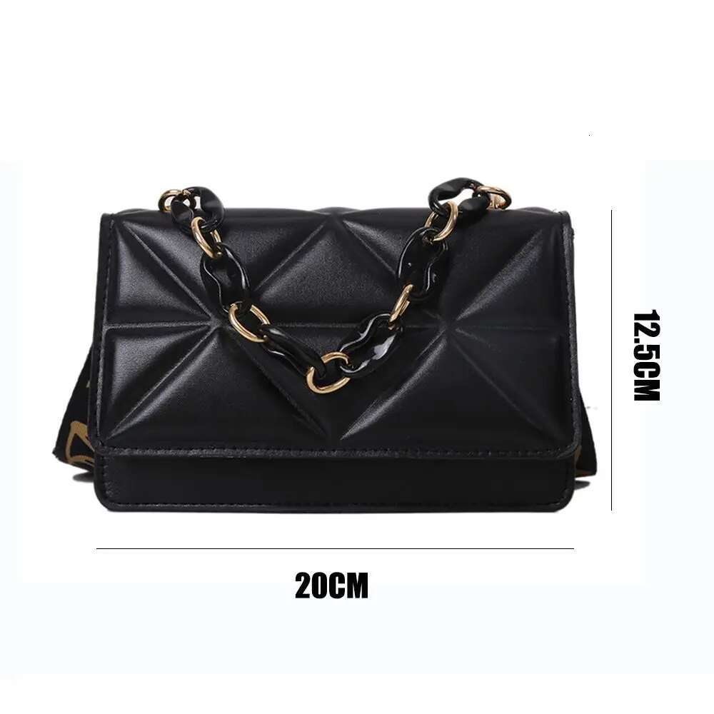 Fashion Women's Handbag PU Leather Flip Bag Women's Large Capacity Casual Crossbody Bag