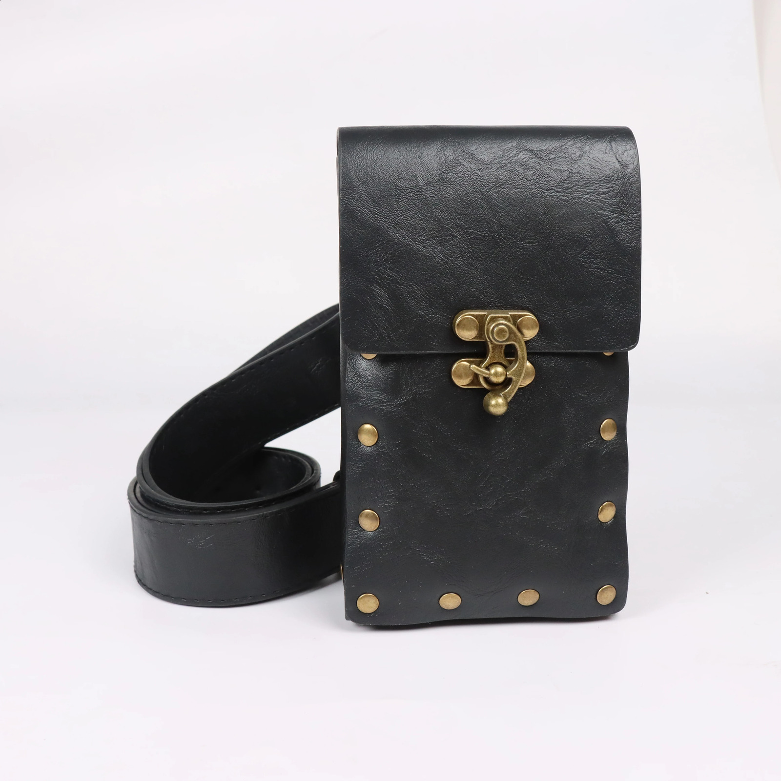 Medieval Belt Pouch for Pirate Costume Women Ren Faire Phone Holder Bag Leather Belt Renaissance Accessories Cosplay Costume 250227