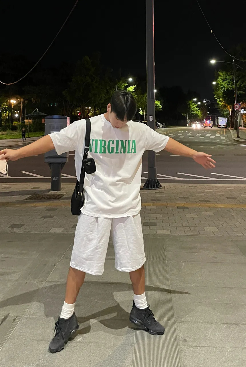 Mens Casual Shorts Korean Summer Sports High Quality Clothing Harajuku Street Drawstring Running Short Pants 250225