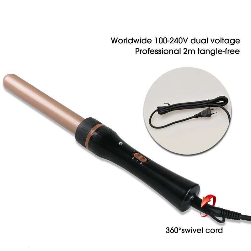 5 In 1 Curg Wand Sets With 3 Barrel Hair Waver, Dual Voltage , Instant Heating, Temp Adjustment ,Hair Crimper Iron For Women