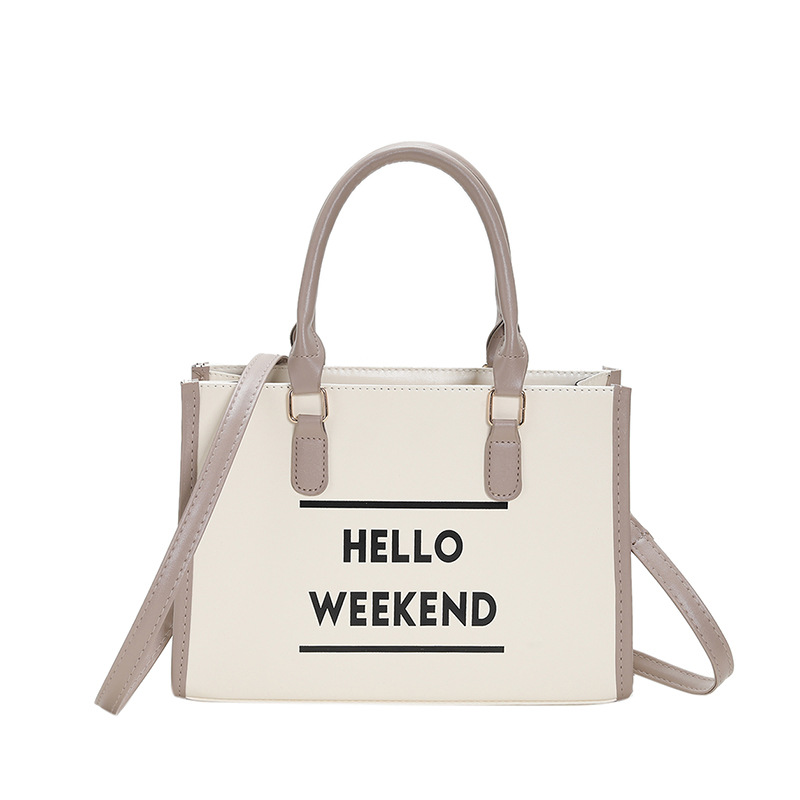 2025 Designer printed trend 3 New letter crossbody bag casual texture fashion large handbag 2025