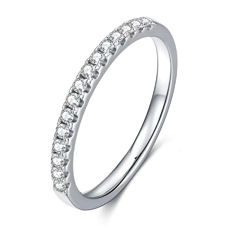 High quality pure sier eternal affordable pyroxene engagement ring