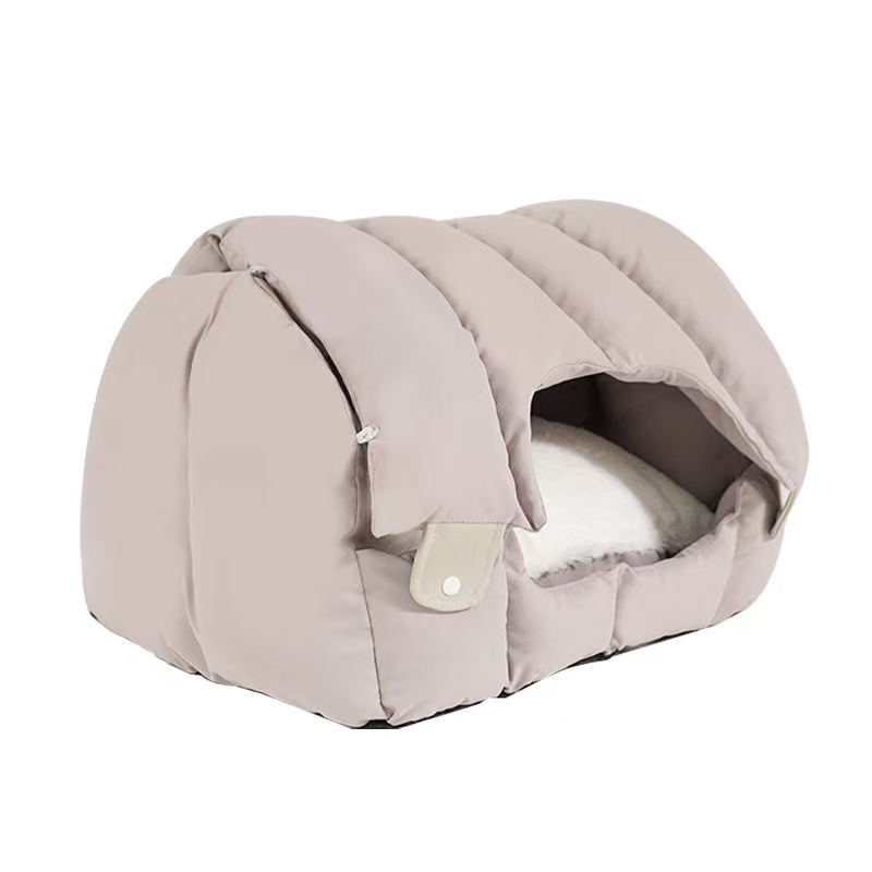 Arched Cat Bed Warm Cave Cat House Comfortable Sleep Bag for Cats Soft Kitten Puppy Sofa Cat Sleeping Bed Pet Supplies