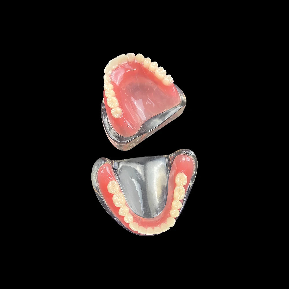 Dental Teaching Model Implant Teeth Model Removable Upper Lower Jaw Models Maxillary Mandibular With 4 Implant Study Overdenture 250228