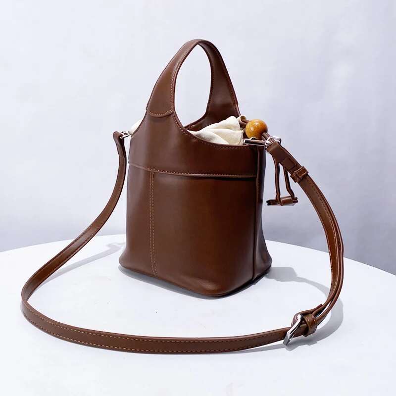 Drawstring Small Bucket Bags For Women Designer Handbags Purses 2025 New In Fashion With Inner Pocket Shoulder Crossbody