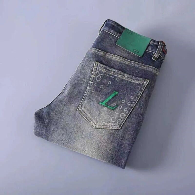 designer mens Jeans Elasticity Jean Hombre trousers Men and women fashion luxury pants denim pant Trend Brand Motorcycle Pants Mens Skinny buttons