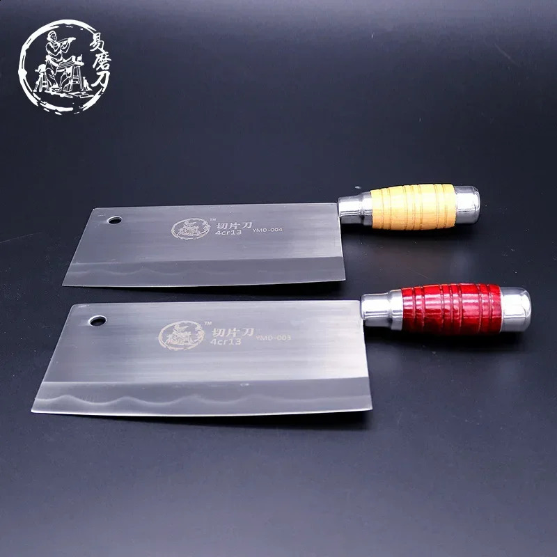 Razor Sharp Cleaver Knife Stainless Steel Chefs Knife Chinese Kitchen Knife Meat Cleaver 7.5 inch Blade Wood Handle Knife 250226