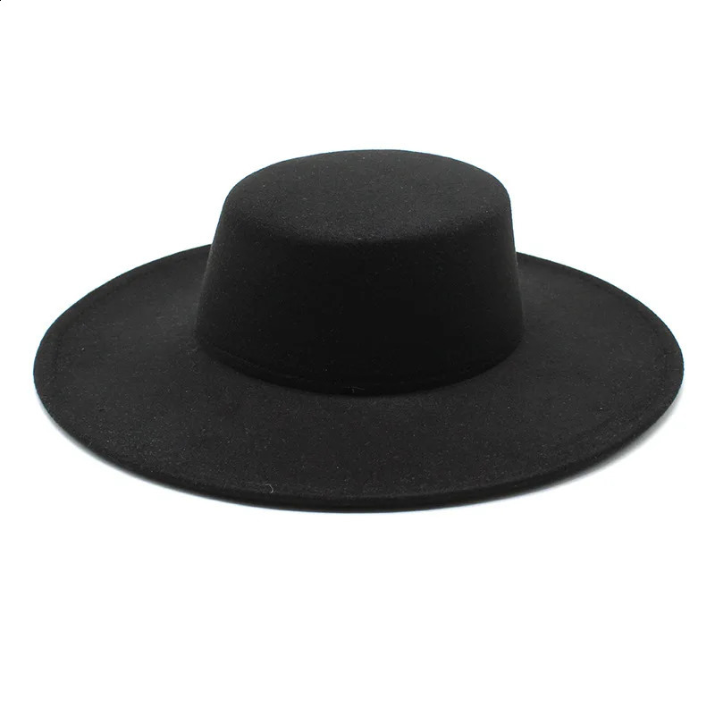 Bowler hat Womens cap hats for men fedoras fashion fedoras felt panama chapel beach elegant Wedding picture hat fascinator 250228