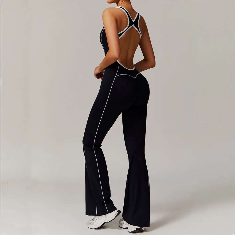 Women One-Piece Yoga Jumpsuit Fiess Sports Bodysuits Workout Overalls High Elastic Cycg Bodysuit Sportswear Gym Clothes