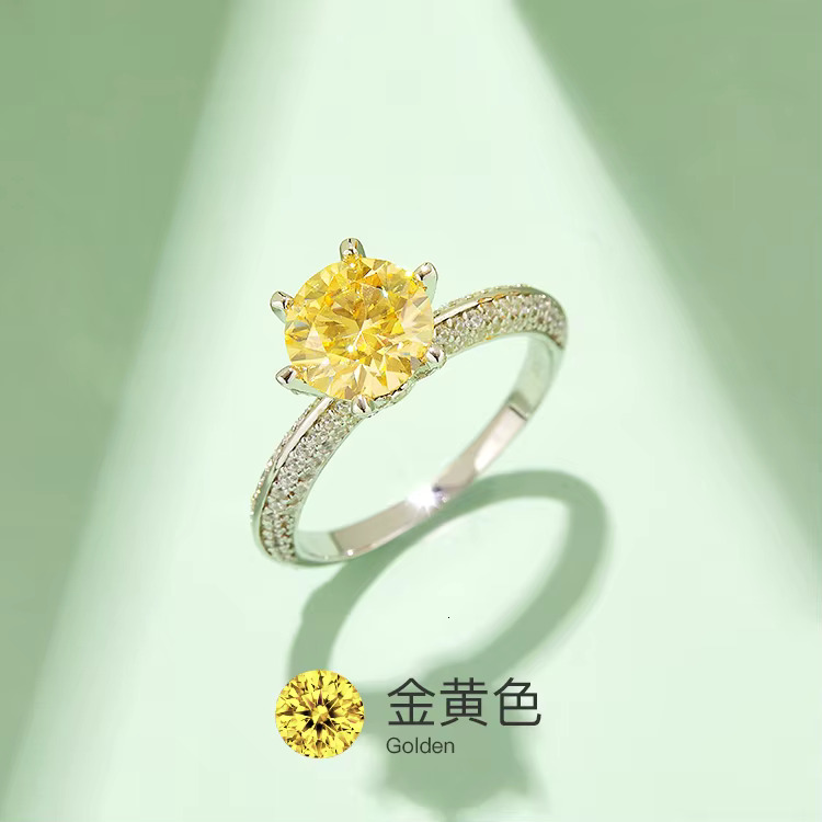 Jewelry engagement surprise S sier plated platinum silica women's ring