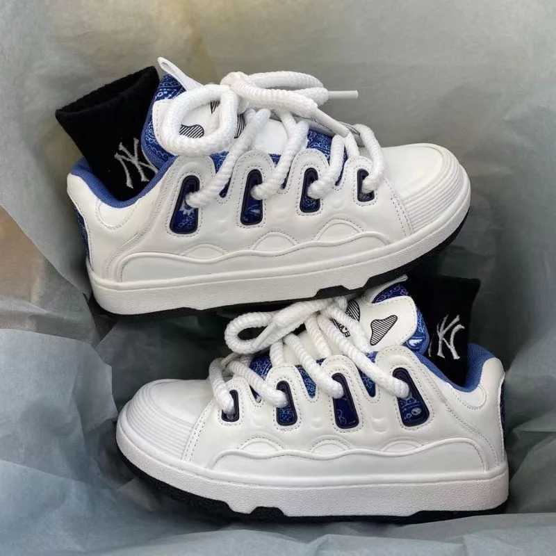 Fashion Couples Sneakers Trend Street Skate Shoes Luxury Leather Casual Shoes for Men Wen Sport Running Shoes Tenis Mascino Z250304