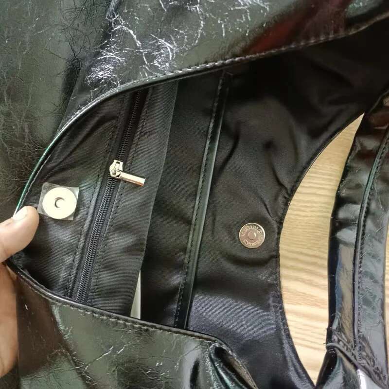 Large Capacity Bags For Women Designer Handbag Purses New In PU Splicing Contrast Color Metal Ball Underarm Shoulder