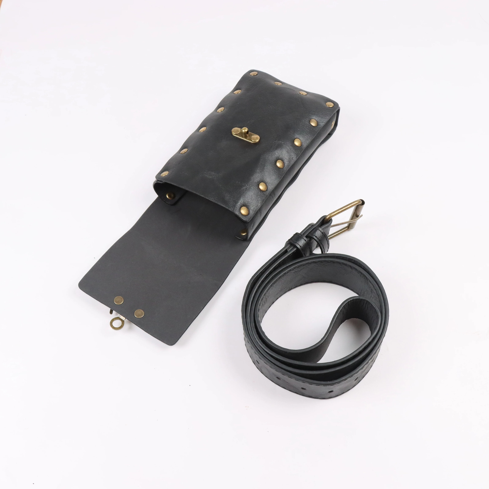 Medieval Belt Pouch for Pirate Costume Women Ren Faire Phone Holder Bag Leather Belt Renaissance Accessories Cosplay Costume 250227