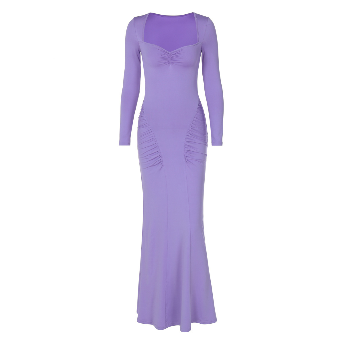 Hot Selling Women's Clothing New4 Autumn New Product Fashionable And Sexy Slim Fit Pleated Long Sleeved Dress For Women