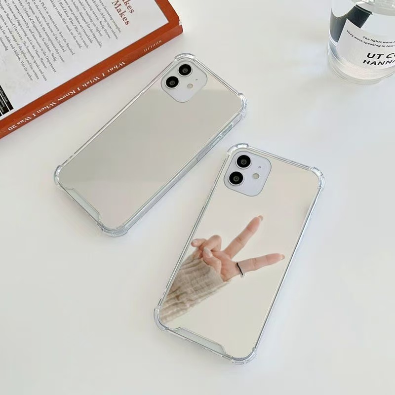 Mirror compatible Apple 16/16 Promax phone case 15pro14 premium 13/12/11/minimalist creative 7/8 fashionable special phone case that can be used as a 