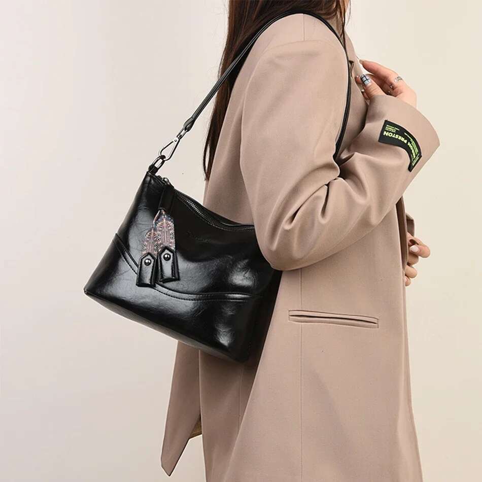 Designer Shoulder High-Quality Leather Women Bags 2025 Fashion Ladies Handbags Crossbody Messenger Bag Sac