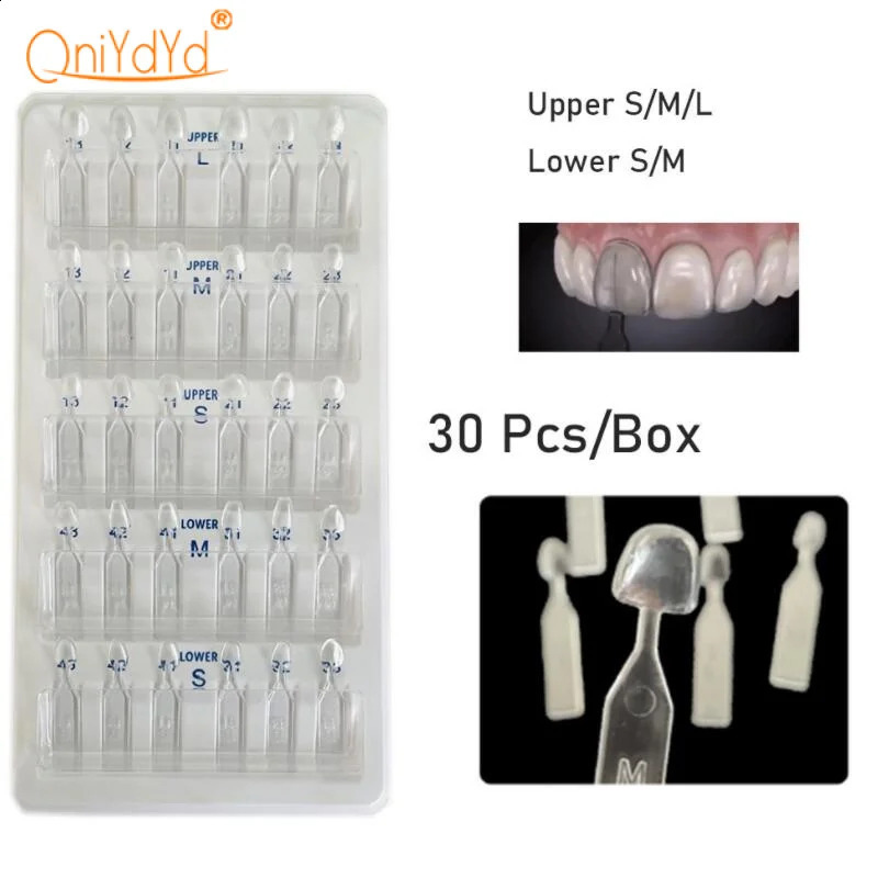 1set Dental Veneer Mold Box Composite Resin Light Cured Front Teeth Rapid Dental Tool 250228