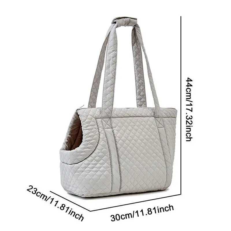 Dog Carrier Purse Cotton Small Dog Purse Carrier Portable Lightweight Winter Bags for Cats Dogs Puppies Kittens 250205
