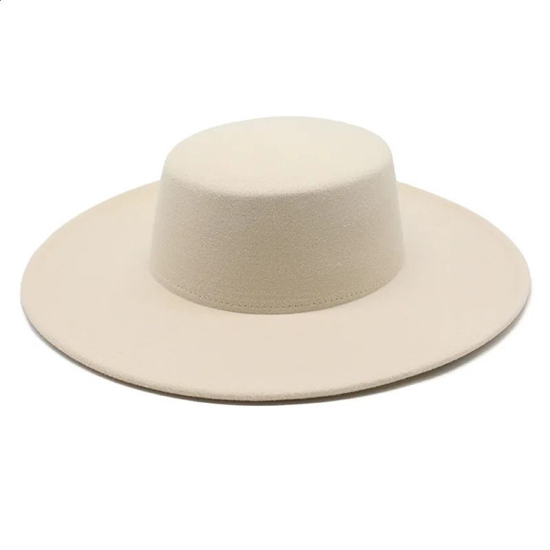 Bowler hat Womens cap hats for men fedoras fashion fedoras felt panama chapel beach elegant Wedding picture hat fascinator 250228