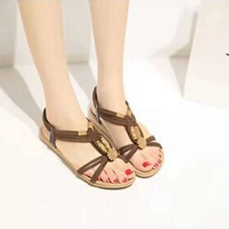 Summer Sandals New Bohemia Comfortable Ladies Beach Gladiator Sandal Women Casual Simple Female Shoes