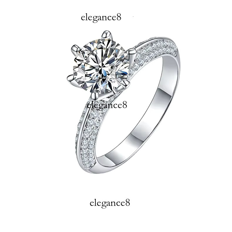 Jewelry engagement surprise S sier plated platinum silica women's ring
